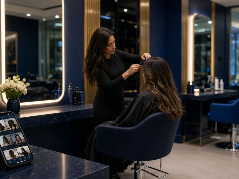 Beauty salons: digital marketing for salons in Dubai by Srank Digital